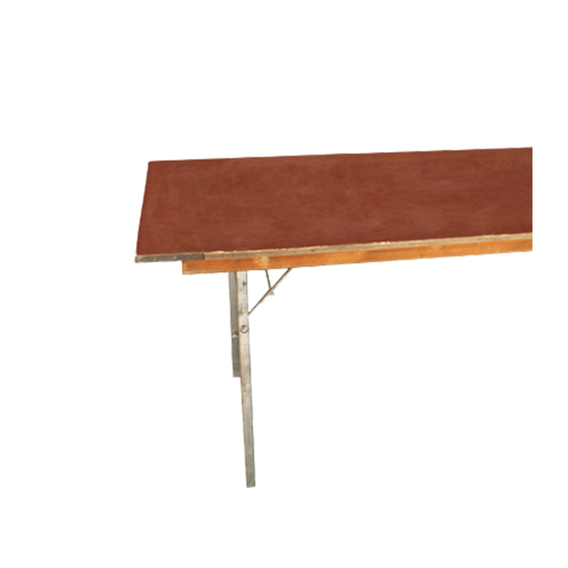 Trestle table 6.5ft x 2.6ft (Height Adjustable)