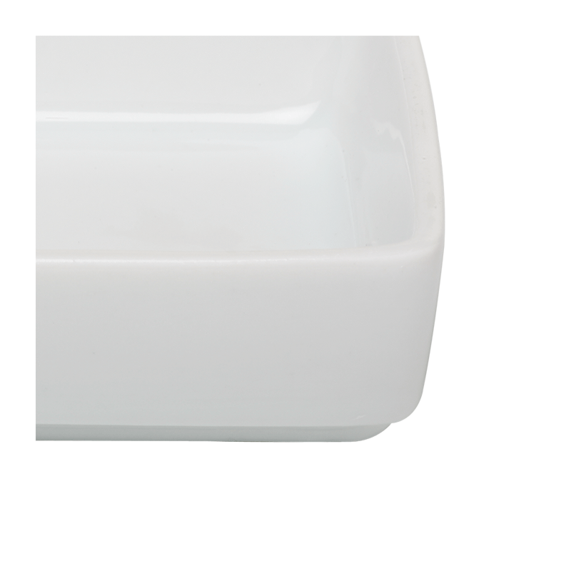 Dish Square Small White 6.5 X 6.5 X 3 cm 4 cl