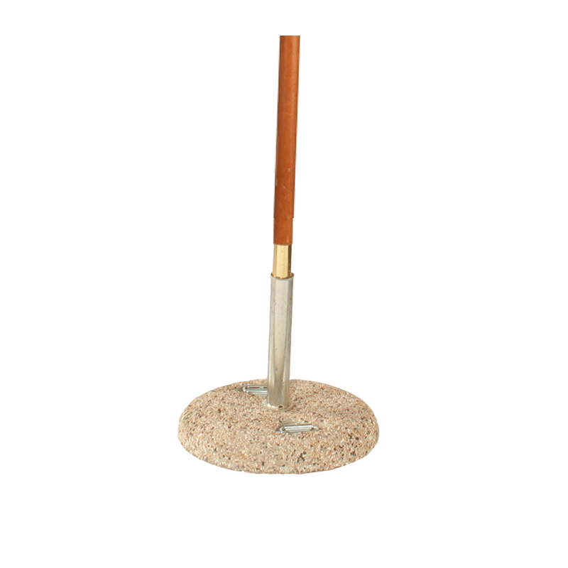Taupe Louisiana Parasol 300 X 300 cm + Granite Stand Ø 50 cm