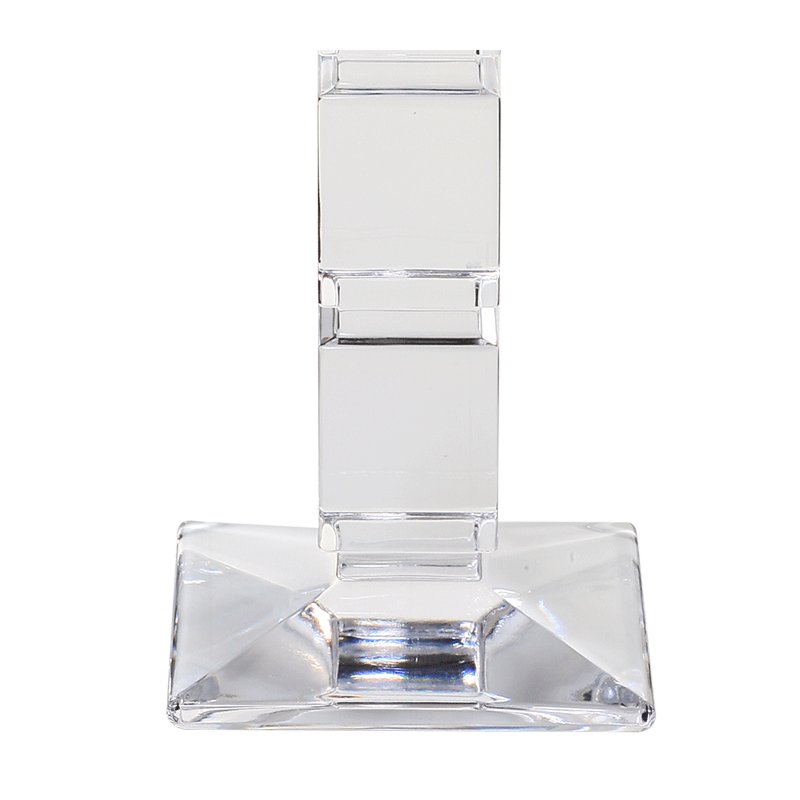 Cube Candlestick H 21 cm