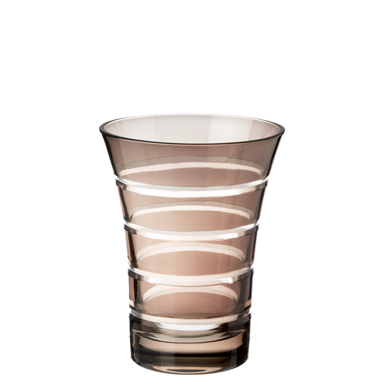 Peony Tumbler Smoked Ø 8,5 cm H 11 cm 28 cl