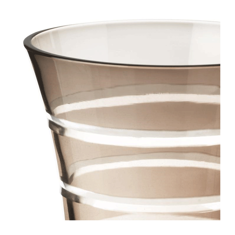 Peony Tumbler Smoked Ø 8,5 cm H 11 cm 28 cl