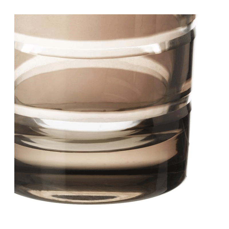 Peony Tumbler Smoked Ø 8,5 cm H 11 cm 28 cl