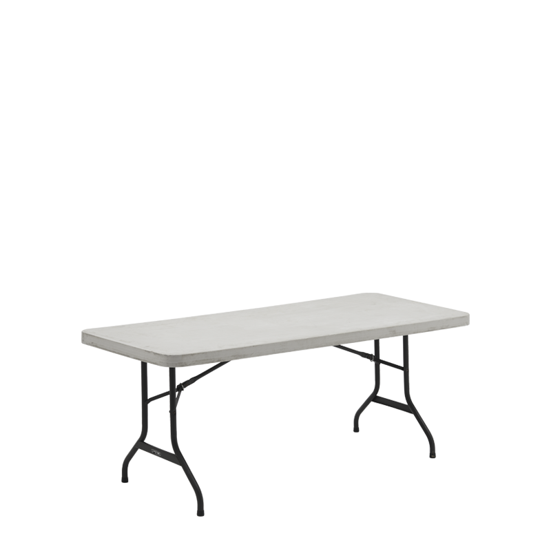 PVC Trestle Table 6ft x 2.5ft