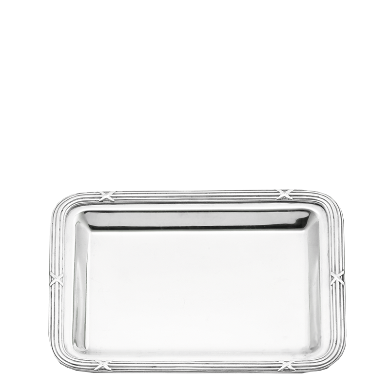 Louis Xiv Tray Silver 17 X 22 cm