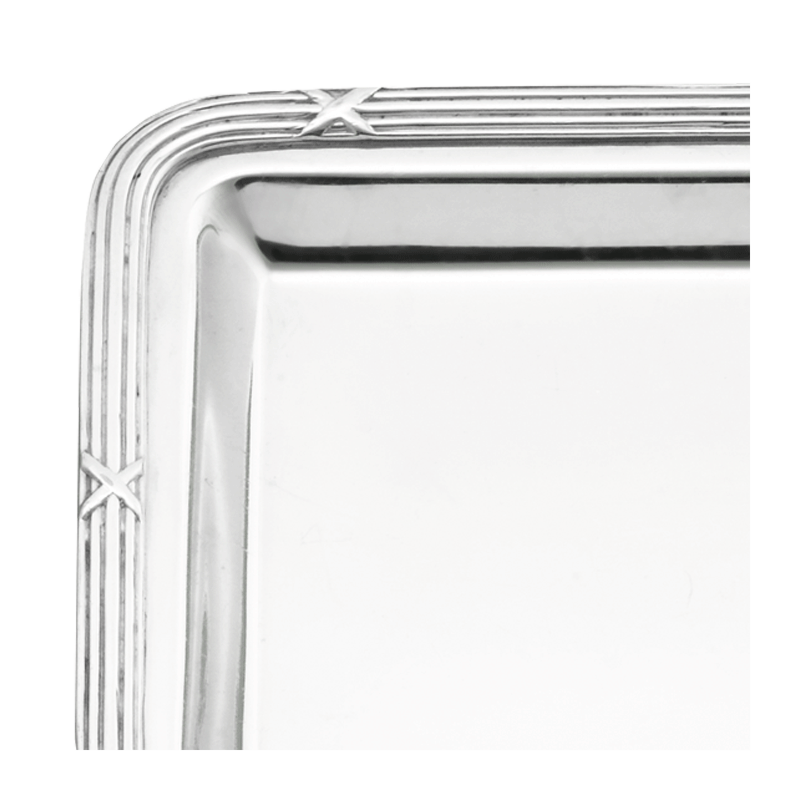 Louis Xiv Tray Silver 17 X 22 cm