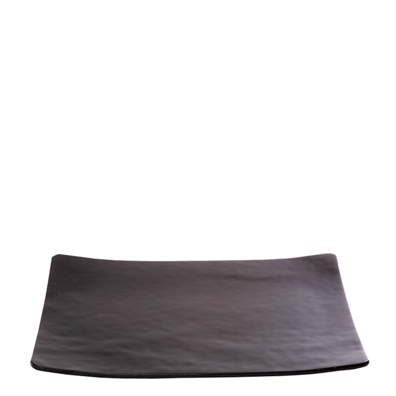 Glass Rectangular Black Dish24 X 32 cm