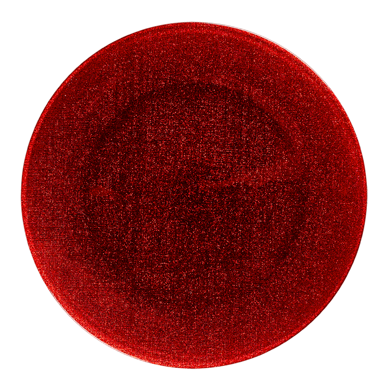 Strass Charger Plate Red Ø 32 cm