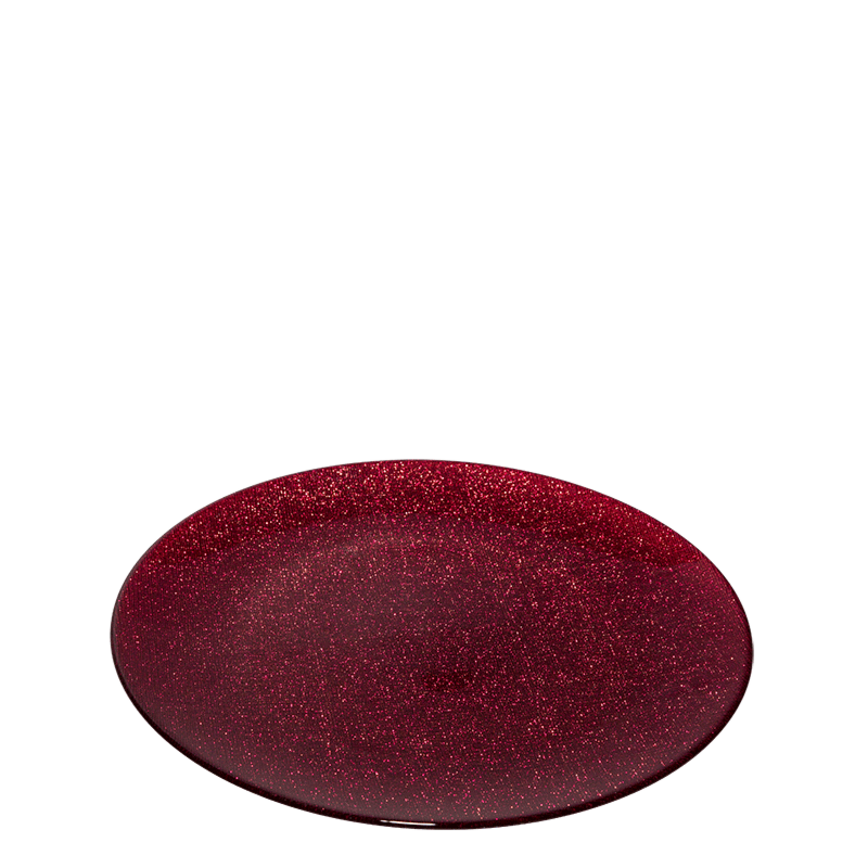 Strass Charger Plate Red Ø 32 cm
