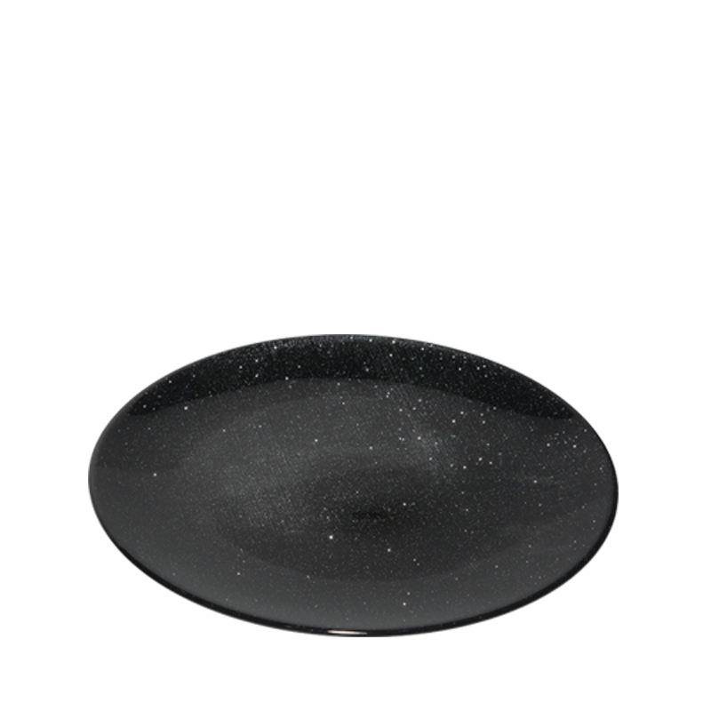 Strass Charger Plate Black Ø 32 cm