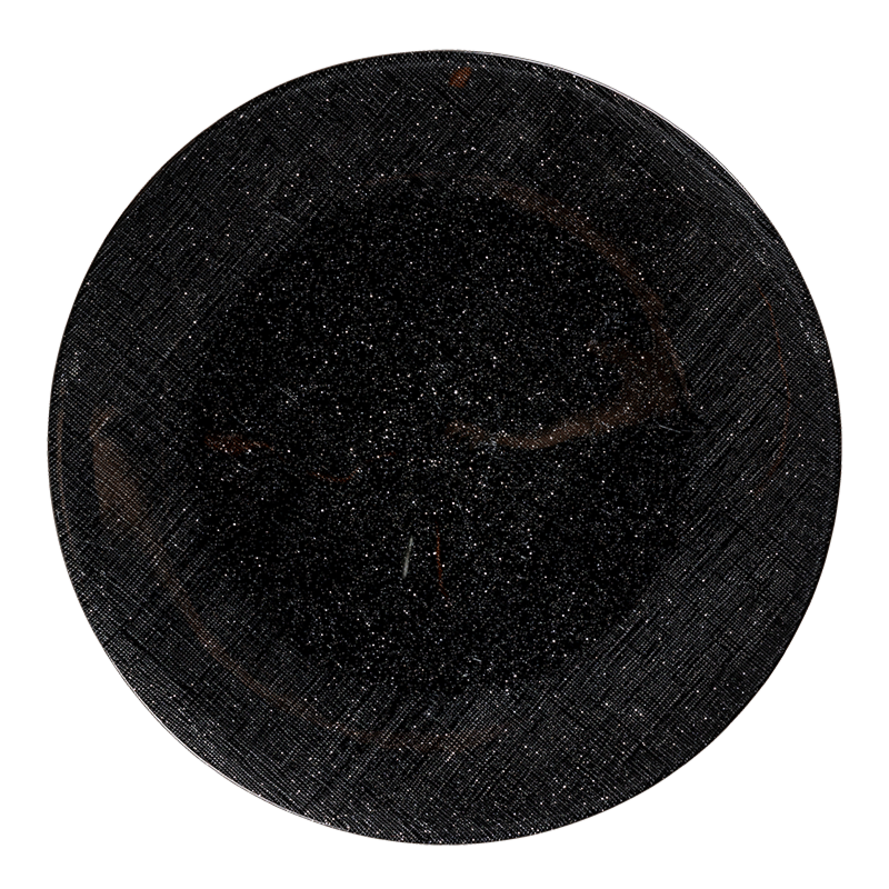 Strass Charger Plate Black Ø 32 cm