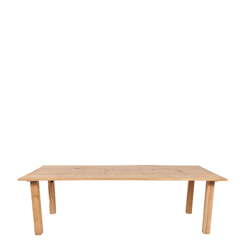 Nature rectangular Table In Oak 240 X 100 cm H 73 cm