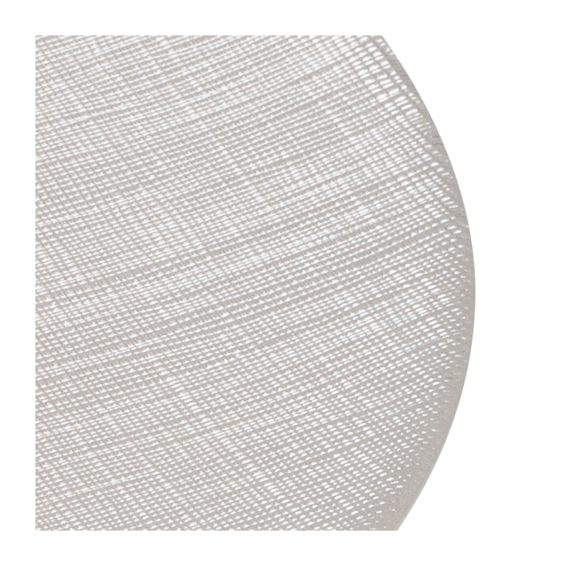 Glass Presentation Plate White Ø 32 cm
