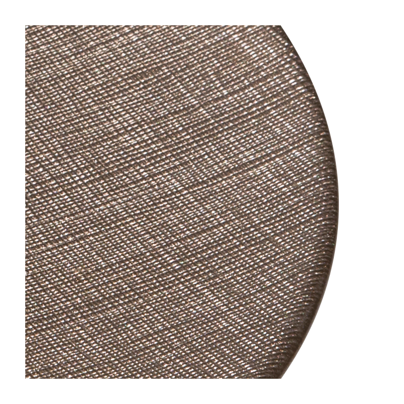 Glass Presentation Plate Taupe Ø 32 cm