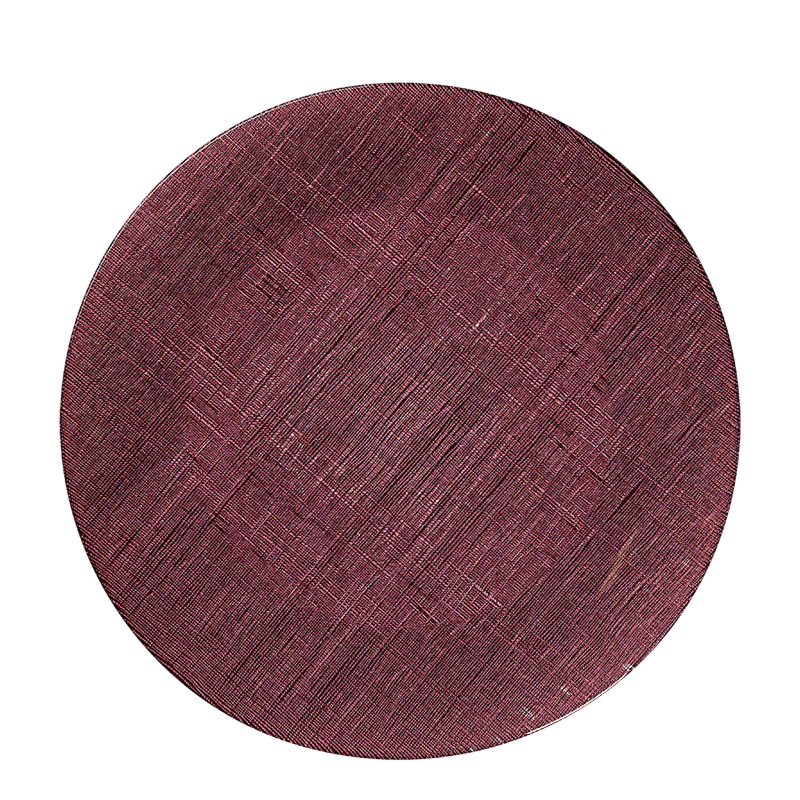 Glass Presentation Plate Plum Ø 32 cm