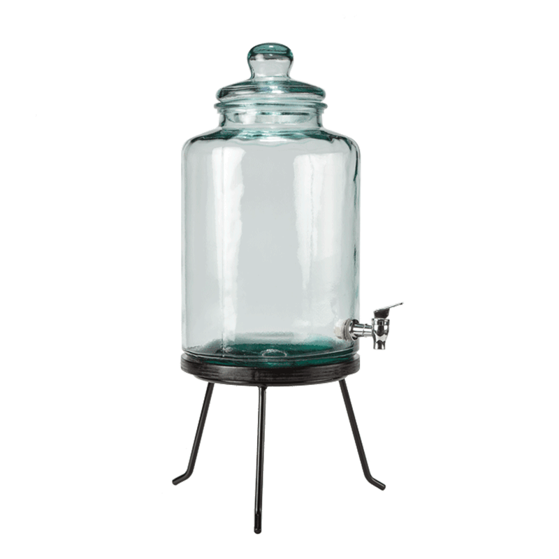 Hire Vintage Carafe with Top 12,5 L H 45 cm Ø 25 cm On Riser H 10 - Options