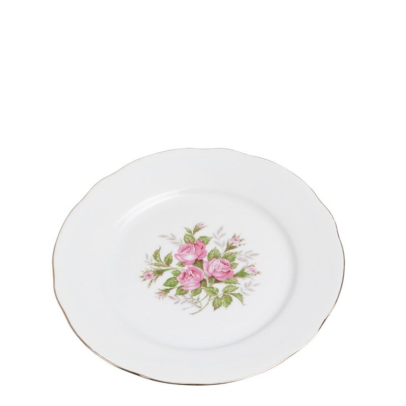Vintage flowery small plate Ø 18-20 cm