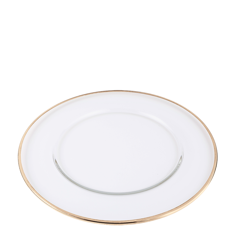 Beverly Presentation Plate with Gold Thread Ø 32 cm