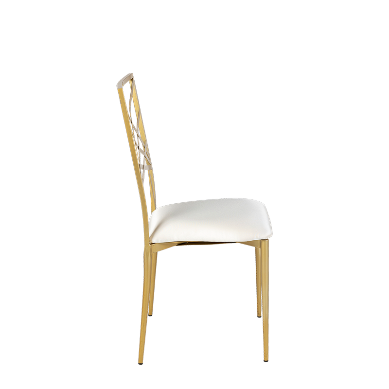 Beverly chair with cream seat pad