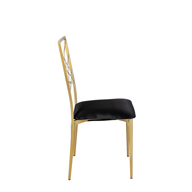 Beverly chair with black seat pad