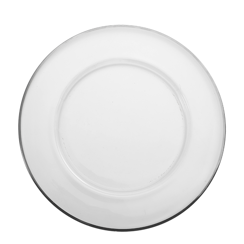 Beverly Presentation Plate with Silver Thread Ø 32 cm