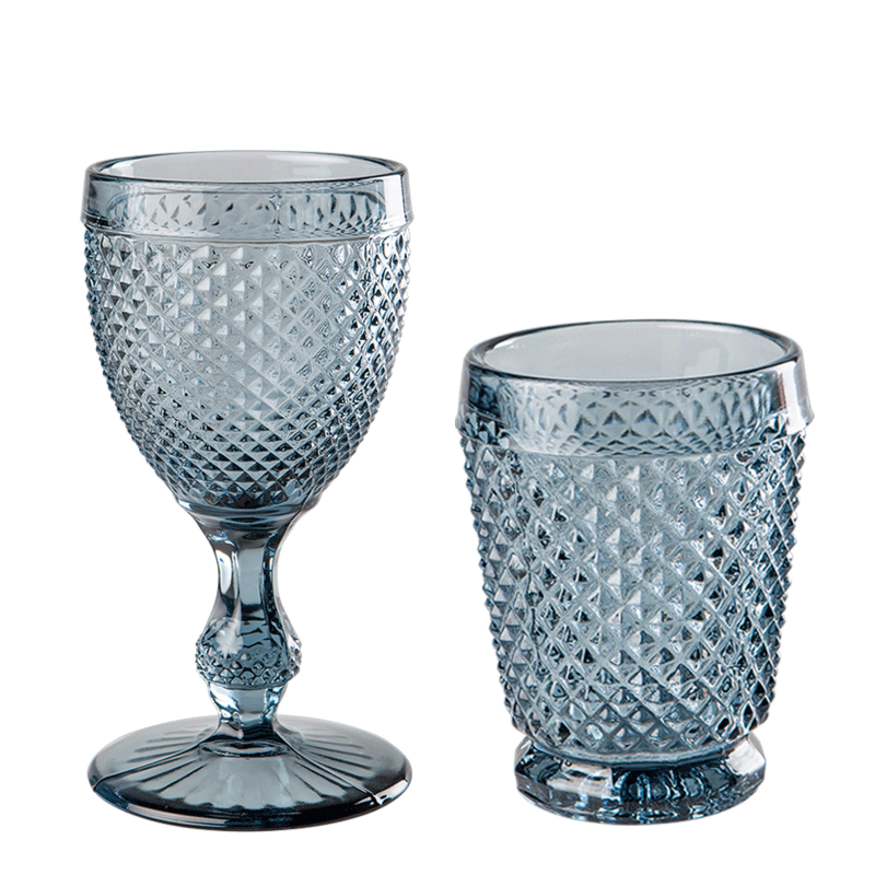 Blue grey Tourmaline tumbler 18 cl