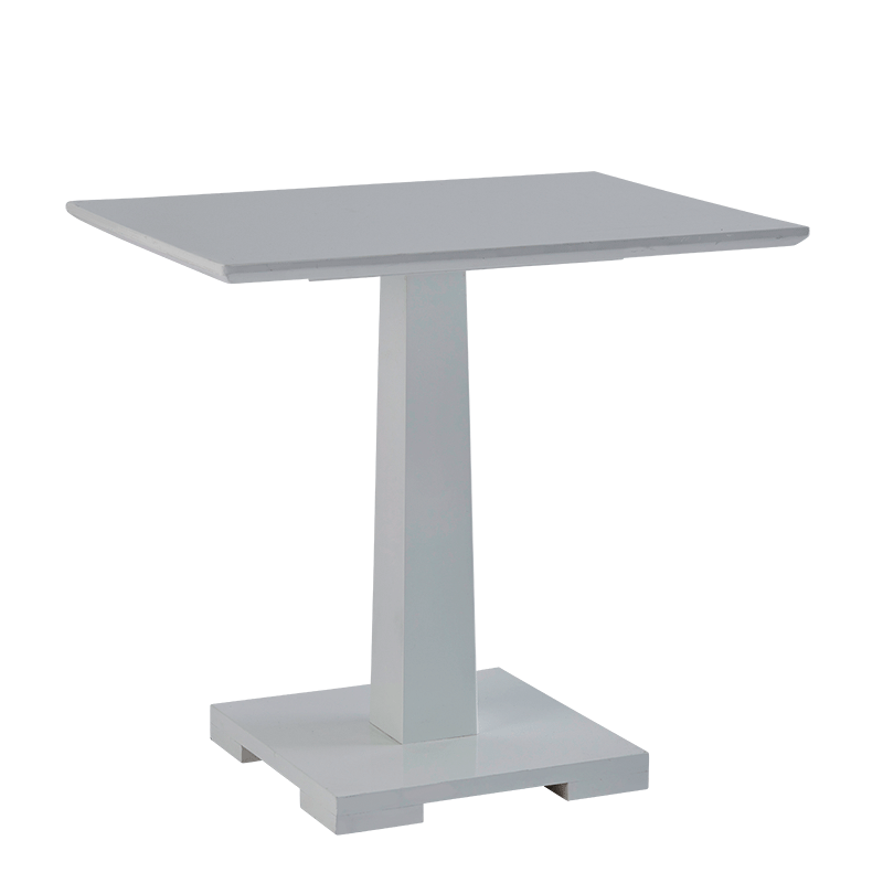 Square Bistro Café Table in White