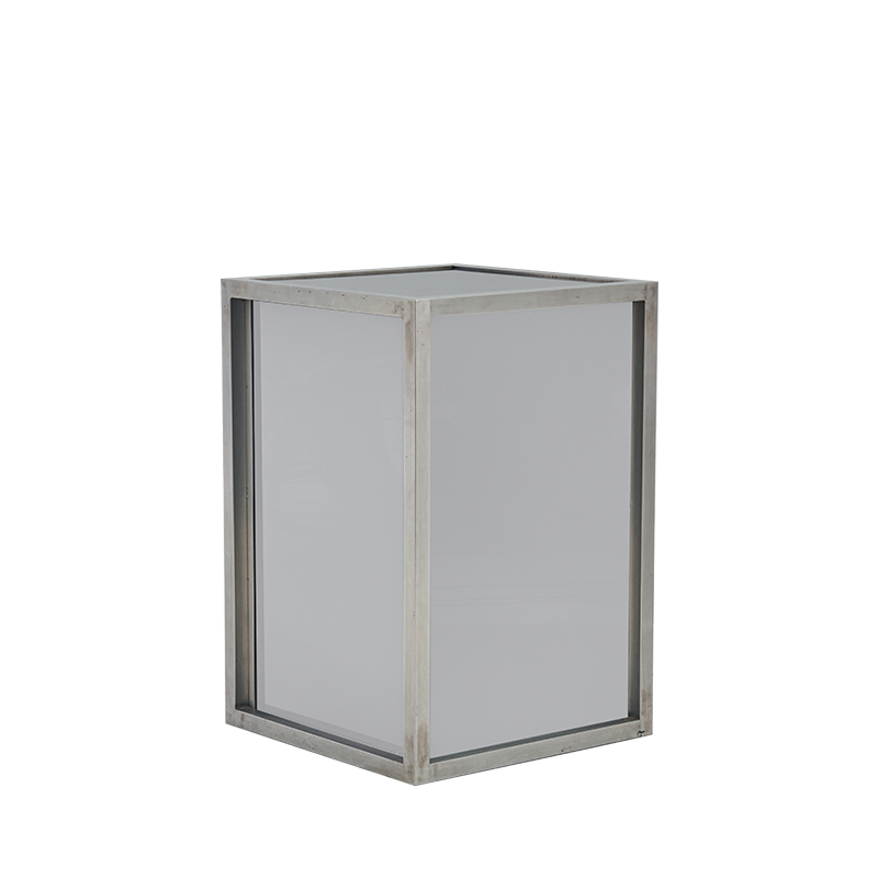 Unico Square Bar - Stainless Steel Frame - Coloured Panels