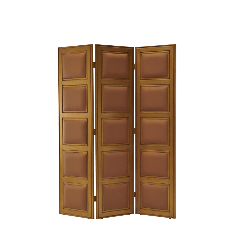 CKC Screen in Gold with Caramel Panels