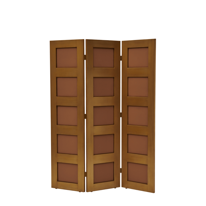 CKC Screen in Gold with Caramel Panels