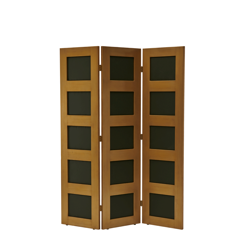 CKC Screen in Gold with Hunter Green panels