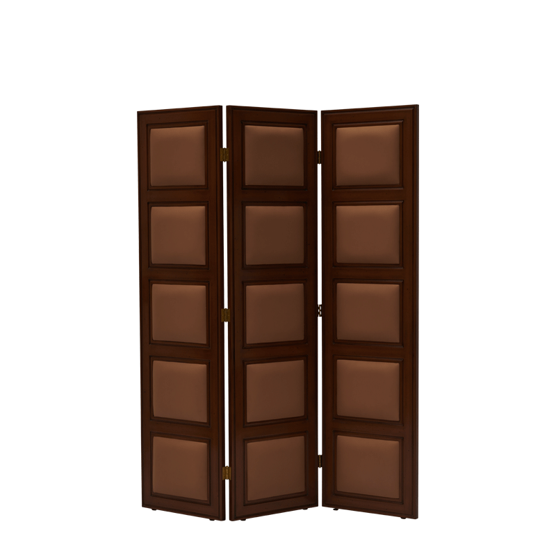 CKC Screen in Antique Walnut with Caramel Panels