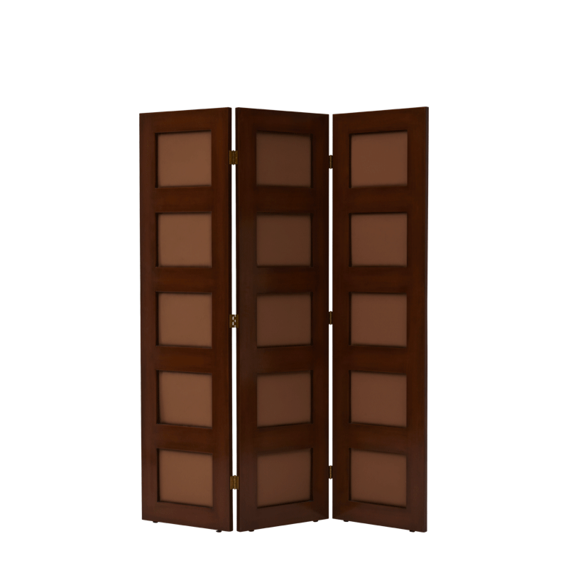 CKC Screen in Antique Walnut with Caramel Panels