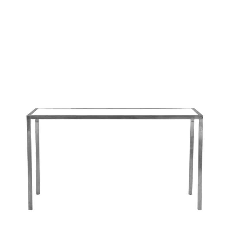Unico Rectangular Poseur - Stainless Steel Frame - Coloured Top