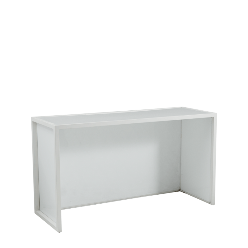 Unico Bar with White Frame and Multi-Colour Shapes Front