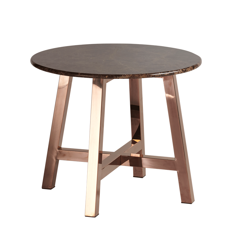 Washington Coffee Table with Brown Marble Top