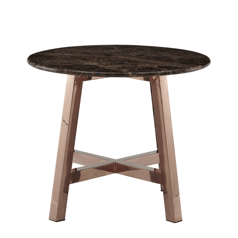 Washington Coffee Table with Brown Marble Top