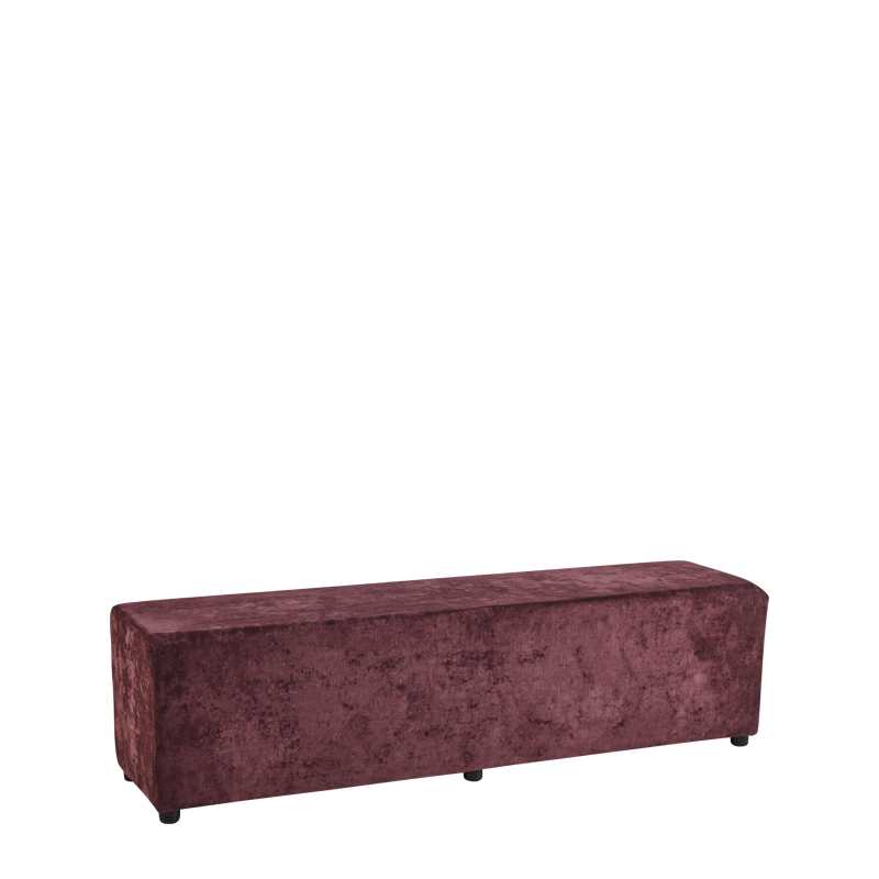 Rochelle Bench in Amethyst Purple Velvet