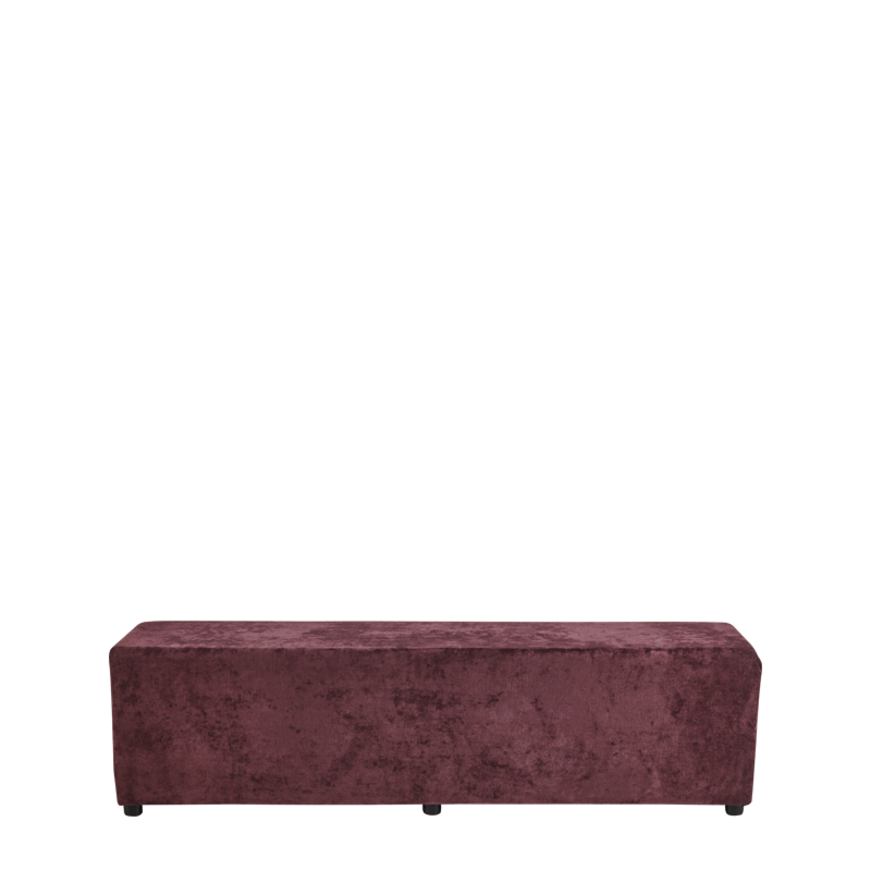 Rochelle Bench in Amethyst Purple Velvet