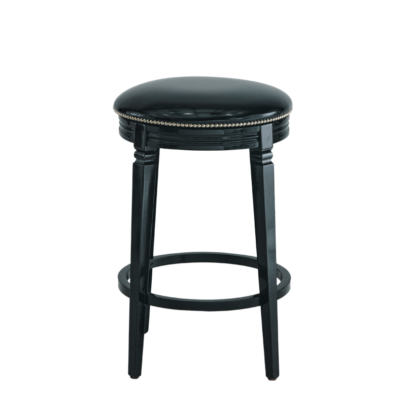 Beli Bar Stool Black with Black Seat Pad