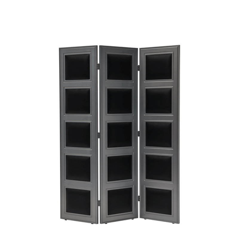CKC Screen in Silver Frame with Black Panels