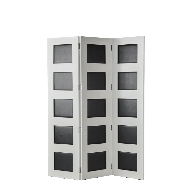 CKC Screen in White Frame with Black Panels