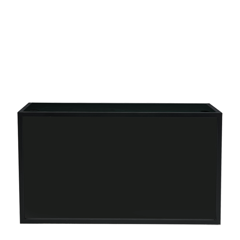 Unico DJ Booth with Black Frame and Black Panels