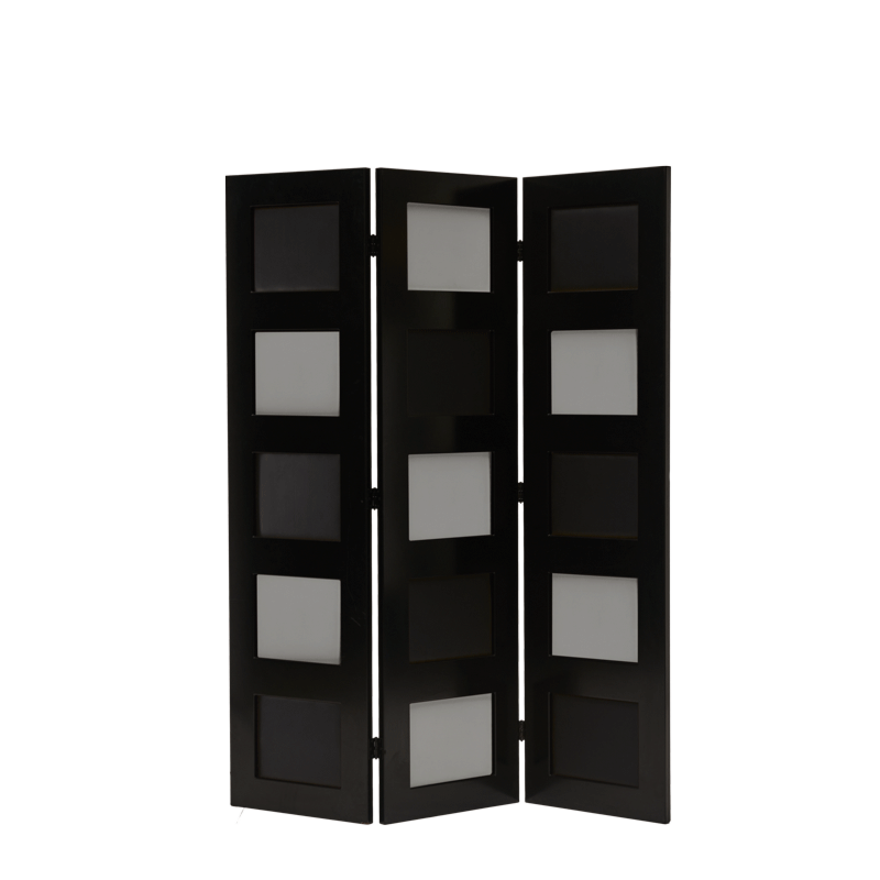 CKC Screen in Black with Colour Mix Panels