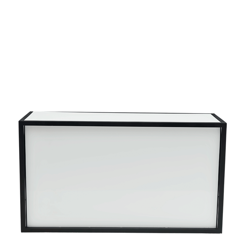 Unico Rectangular Bar with Black Frame and Coloured Panels
