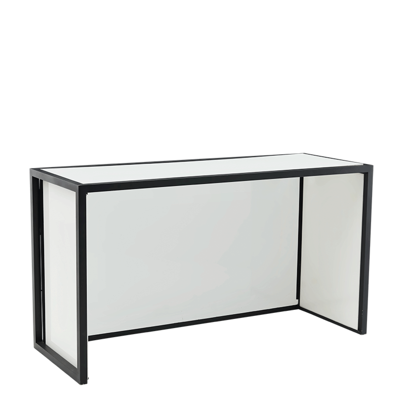 Unico Rectangular Bar with Black Frame and Coloured Panels