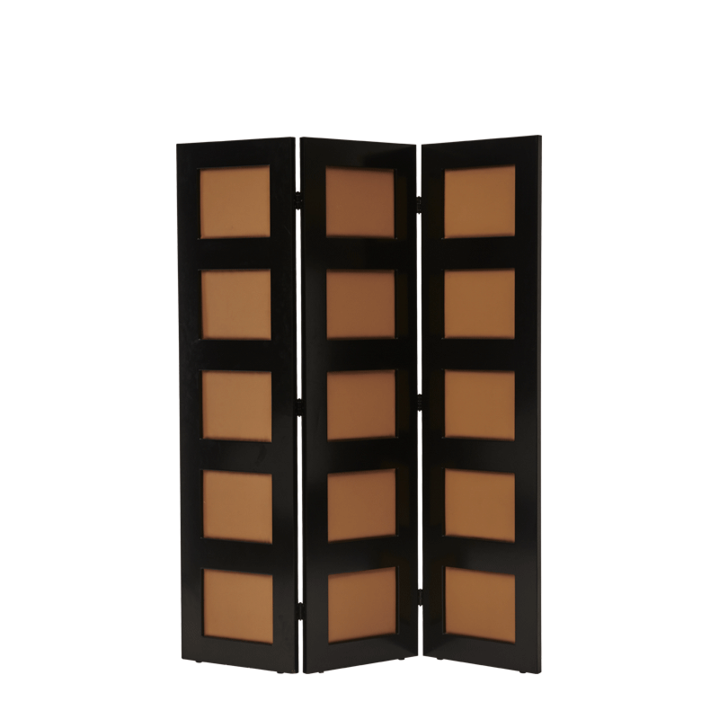 CKC Screen in Black with Caramel Panels