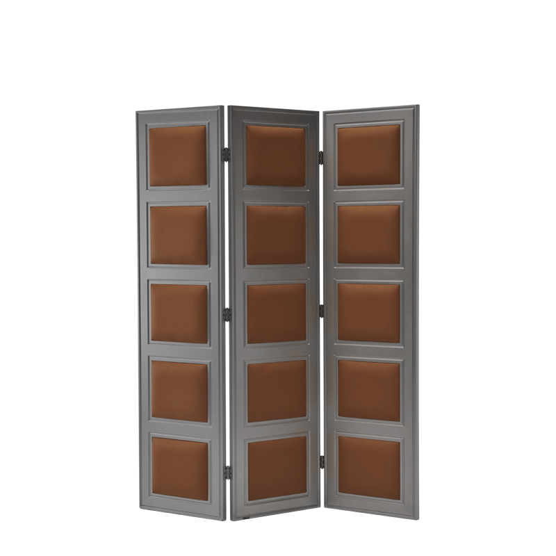 CKC Screen in Silver with Caramel Panels