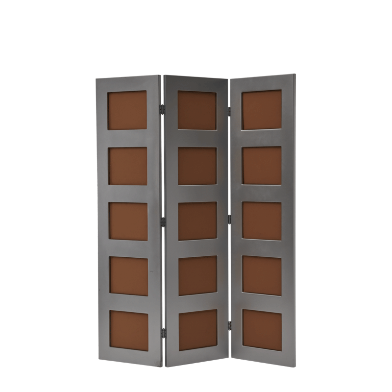 CKC Screen in Silver with Caramel Panels