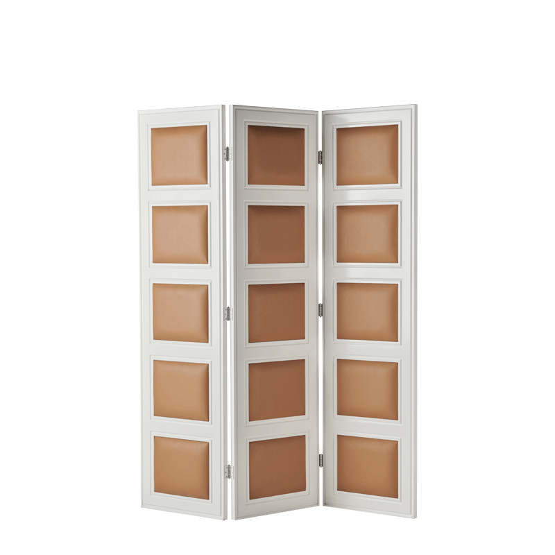 CKC Screen in White with Caramel Panels